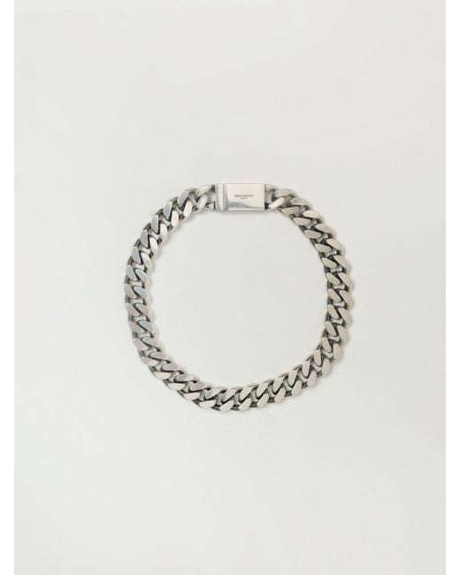 Bijoux Homme Saint Laurent pour homme en coloris Metallic