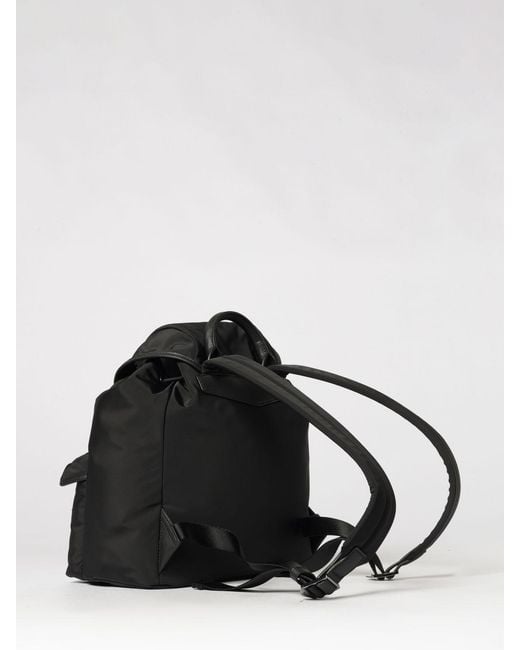 Emporio Armani Black Backpack for men