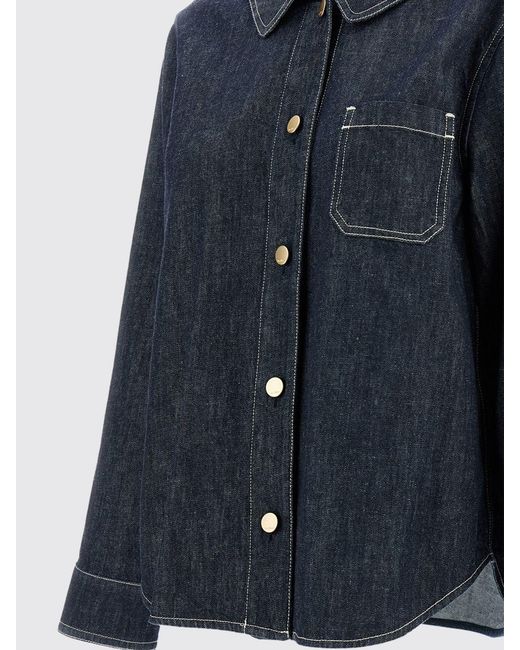 Max Mara Blue Casual Denim Shirt