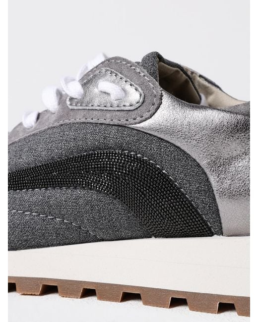 Brunello Cucinelli Gray Sneakers