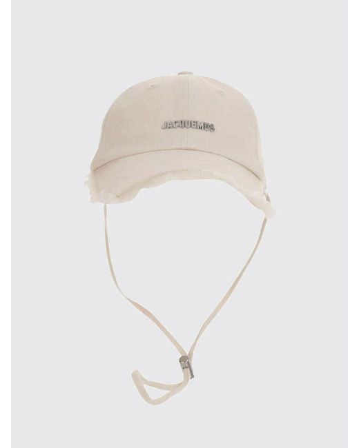 Jacquemus Natural Artichaut Cotton Twill Hat
