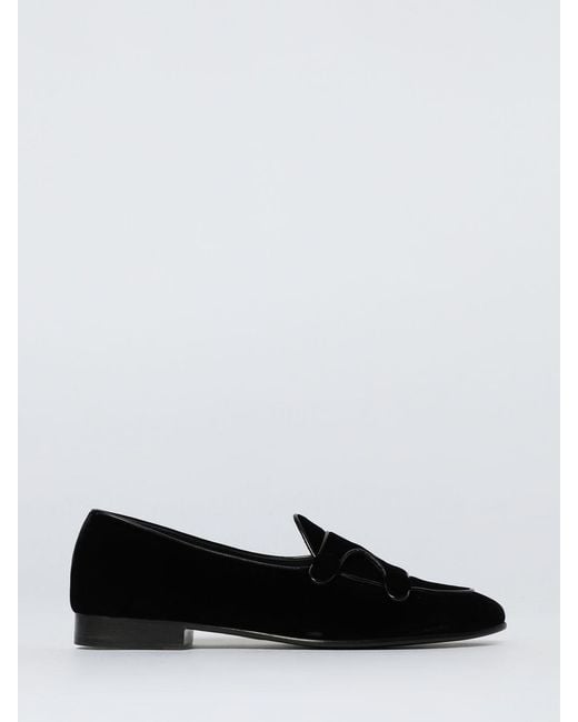 Edhen Milano White Brera Velvet Monk Strap Edhén Milano for men