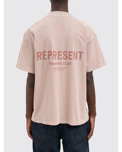 Represent T-Shirt Herren in Pink für Herren