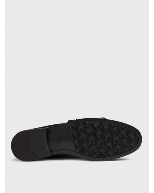 Doucal's White Leather Monk Strap Shoes for men