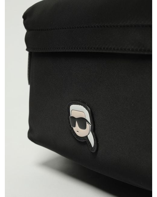 Karl Lagerfeld Black Backpack