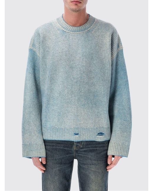 Jersey De Lana Con Cuello Redondo Represent de hombre de color Blue