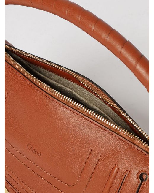 Chloé Brown Chlo&Eacute Marcie Small Ledertasche