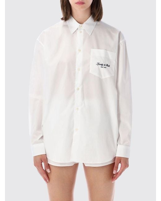 Sporty & Rich White Sporty &Amp Rich T-Shirt