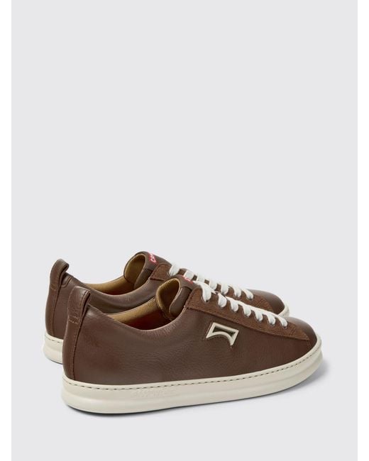 Camper Brown Runner Leather Sneakers for men