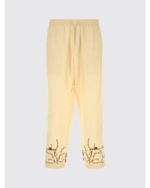 BAZISZT Natural Straight-Leg Pants for men
