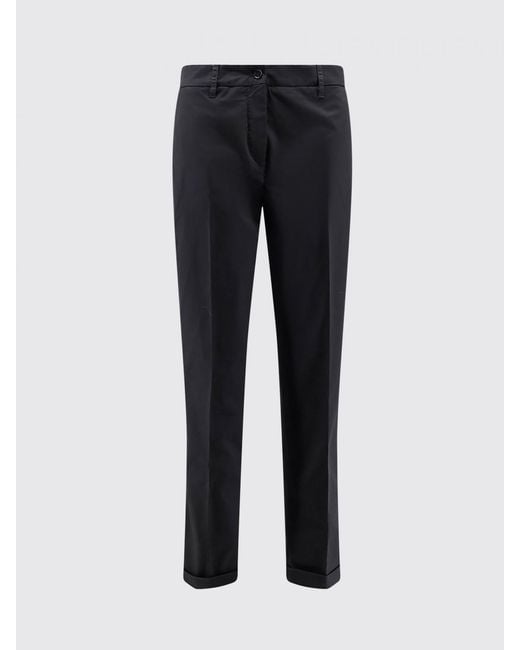 Aspesi Blue Slim Fit Stretch Cotton Trousers