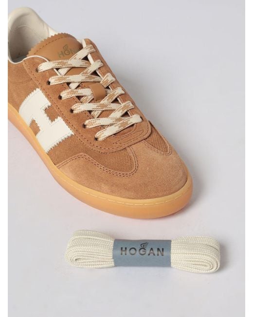 Hogan Brown Cool Sneakers