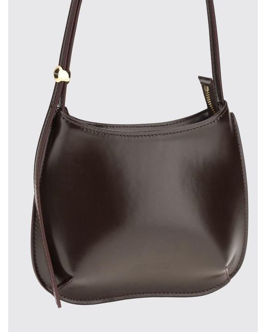 Jacquemus White Le Petit Bisou Calfskin Shoulder Bag