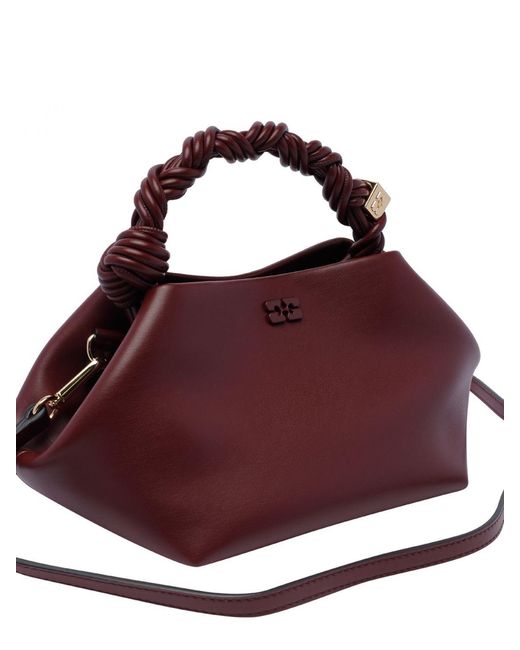 Ganni Purple Bou Handbag