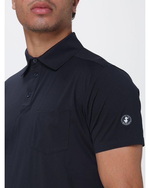 Save The Duck Blue Polo Shirt for men