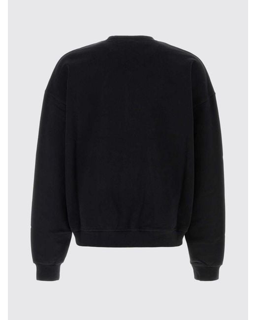 DSquared² Blue Cotton Sweatshirt With Logo Print for men