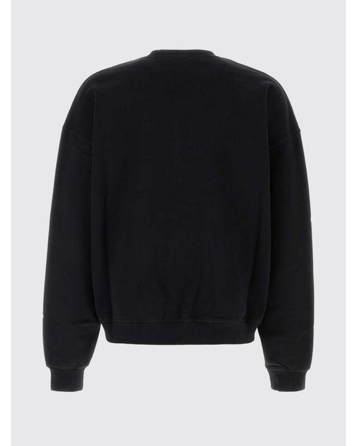 DSquared² Blue Cotton Sweatshirt With Logo Print for men