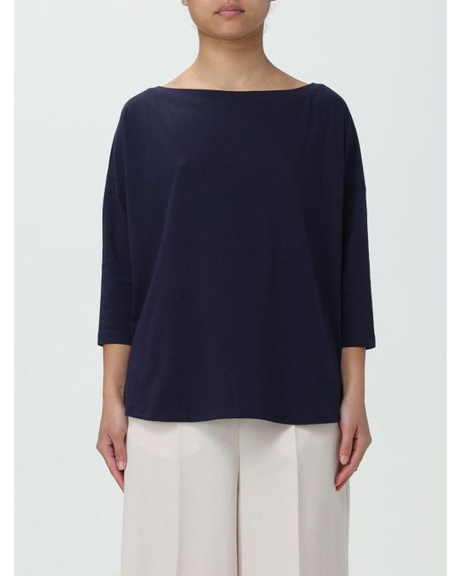 T-shirt in cotone stretch di Snobby Sheep in Blue