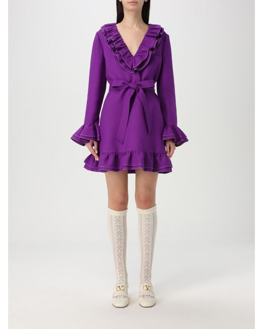 Valentino Purple Dress