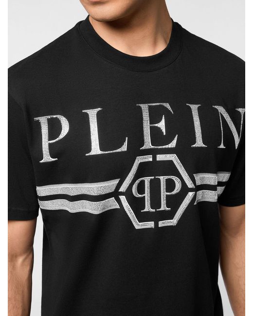Philipp Plein Black T-Shirt for men