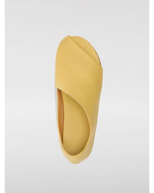 Marsèll Yellow Flat Sandals Marsèll