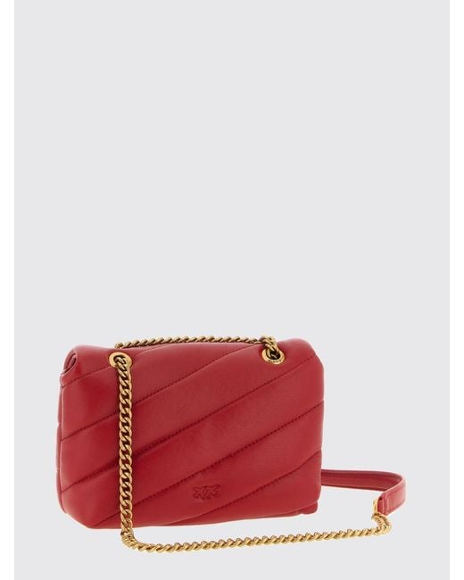 Pinko Red Shoulder Bag