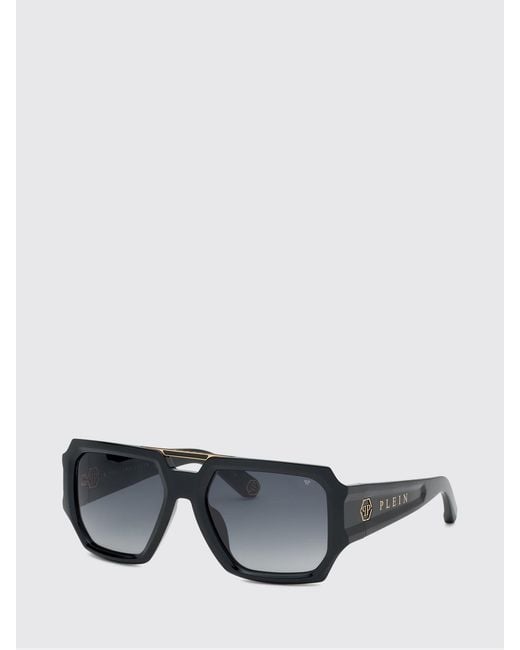 Philipp Plein Gray Brave Acetate Sunglasses for men
