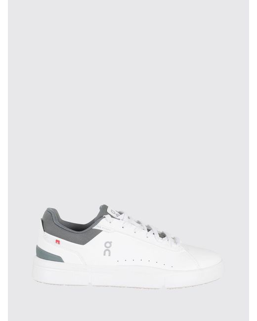 On Shoes White The Roger Advantage On Synthetic Leather Sneakers for men
