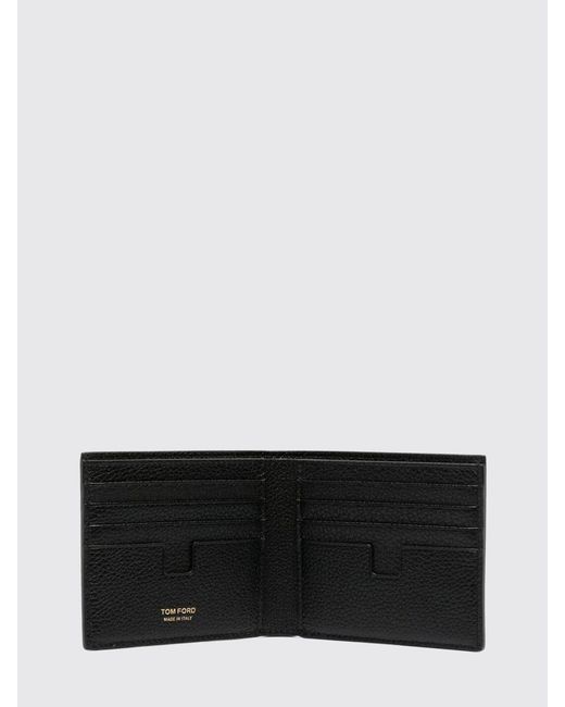 Tom Ford White Grained Leather Wallet for men