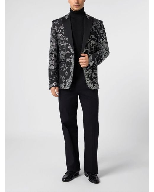 Philipp Plein Black Blazer for men
