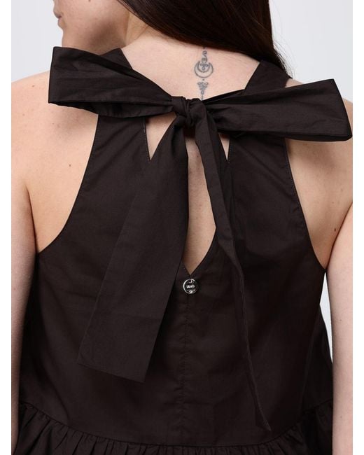 Liu Jo Black Cotton Top