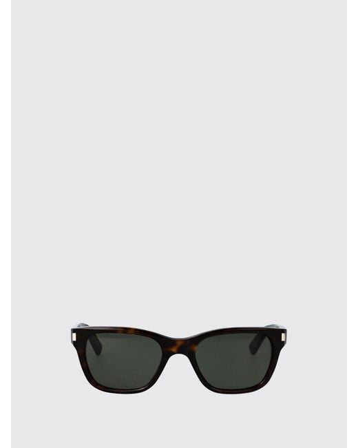 Saint Laurent Black Cat-Eye Square Sunglasses for men