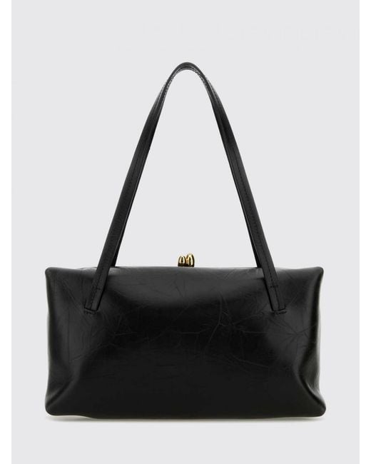 Jil Sander Black Goij Nappa Leather Bag