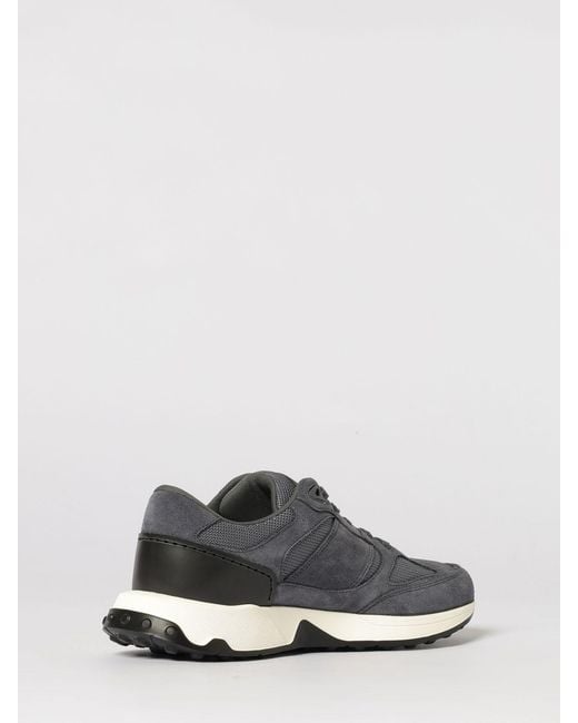 Tod's White Suede And Mesh Sneakers for men
