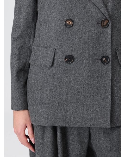 Max Mara Gray Blazer Damen