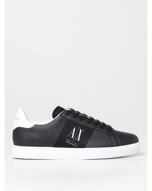 Armani Exchange Blue Sneakers for men