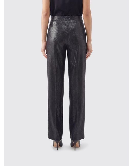 FEDERICA TOSI Black Lamé Trousers