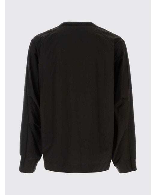 Sacai Black Basic Cotton T-Shirt for men