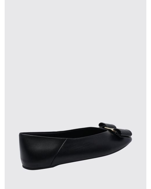 Ferragamo Black Ballet Flat