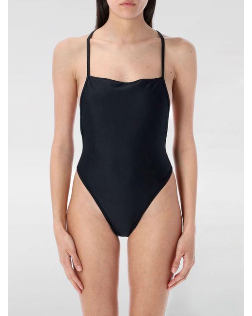 MARINE SERRE Blue Swimsuit