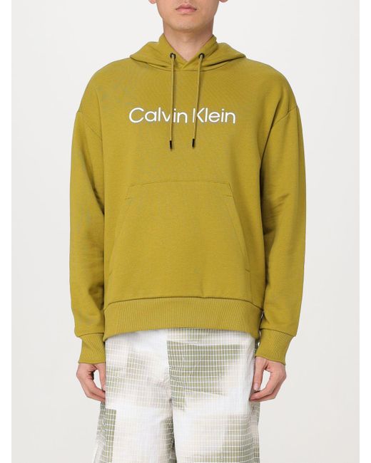 Calvin Klein Yellow Sweatshirt for men