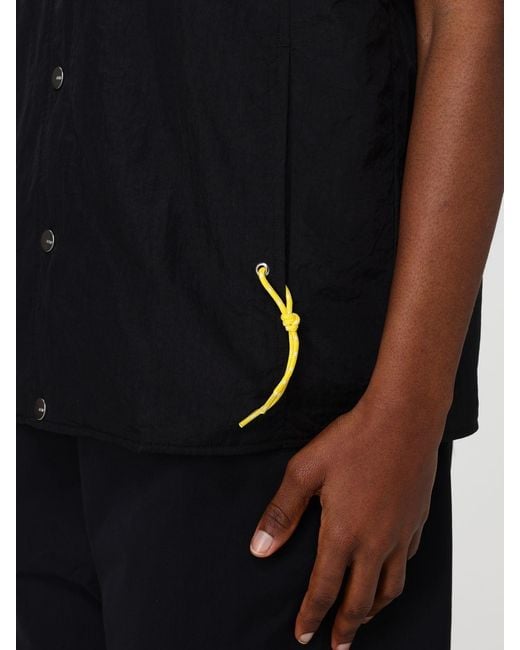 Autry Blue Nylon Bomber Vest With Logo