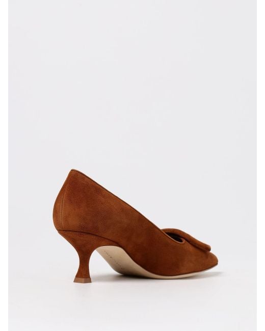 Manolo Blahnik Brown Shoes
