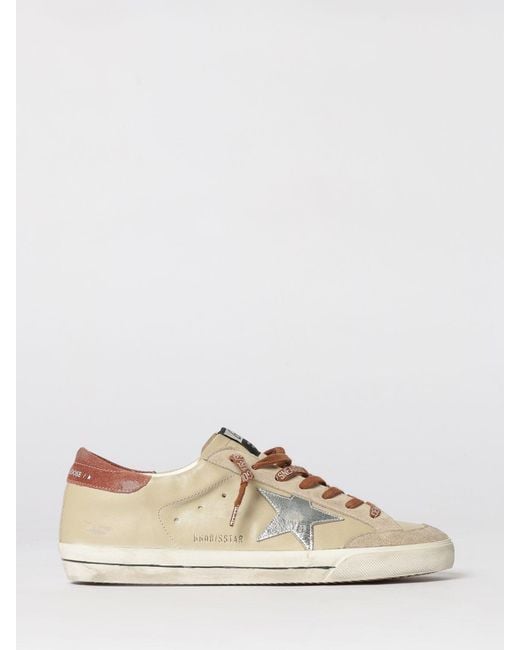Golden Goose Deluxe Brand Natural Super-Star Sneakers for men