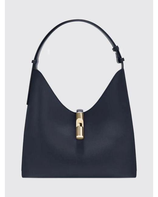Furla Blue Goccia Shoulder Bag