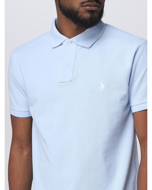 Polo Ralph Lauren White Cotton Polo Shirt for men