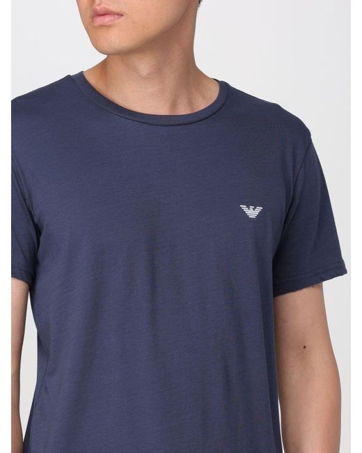 Emporio Armani T-shirt in Blue für Herren