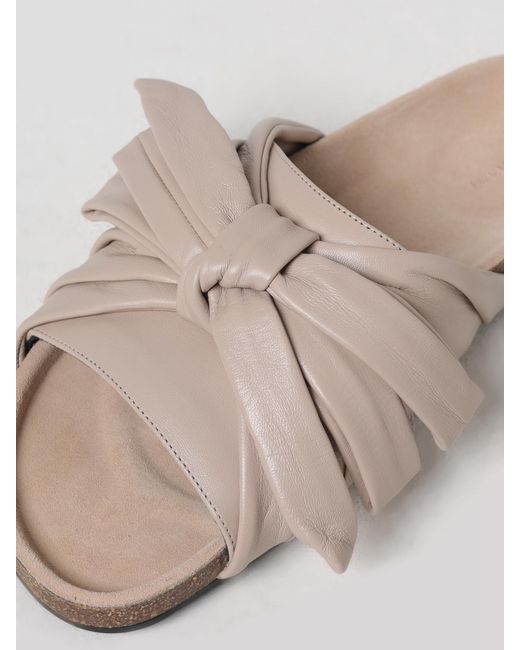 J.W. Anderson Multicolor Bow Slide Sandals Leather Casual