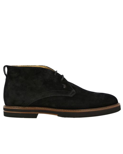 tod's leather chukka boots
