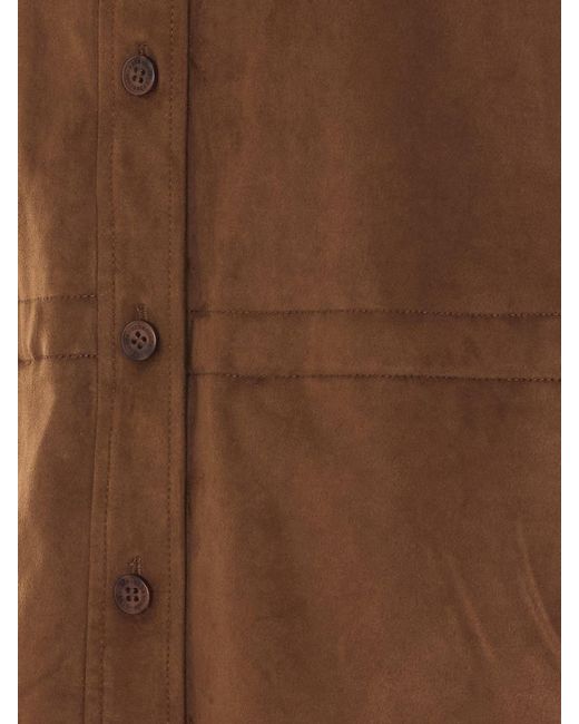 Urbancode Brown Suede Shirt